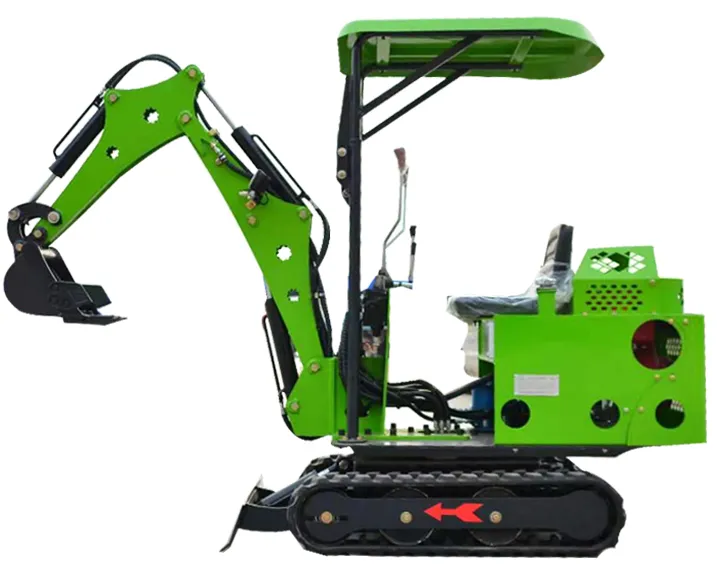 0.8 Ton Fw10s Hydraulic Backhoe Digger Rubber Crawler Belt Track Mini and Small Excavators for Sale