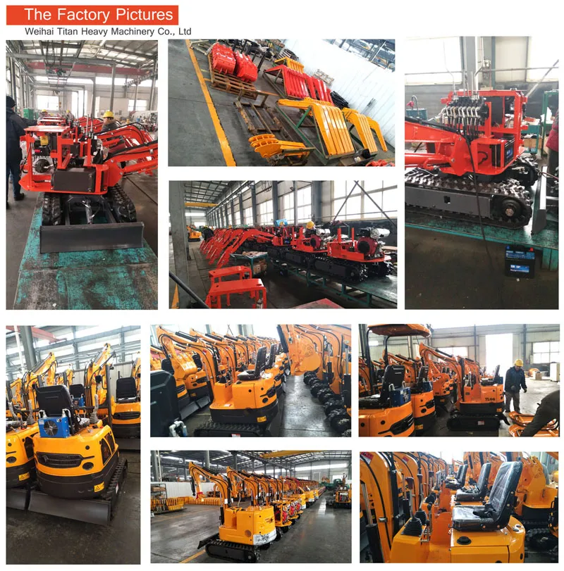 1.2ton Mini/Small Hydraulic Micro Hole Digger with Auger