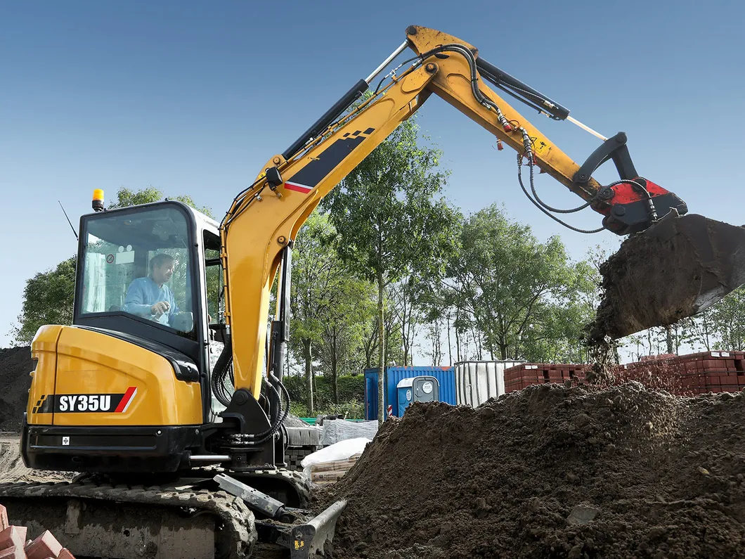 1.6t 1.8t Small Mini Crawler Excavator Xe150d Digging Sy18c