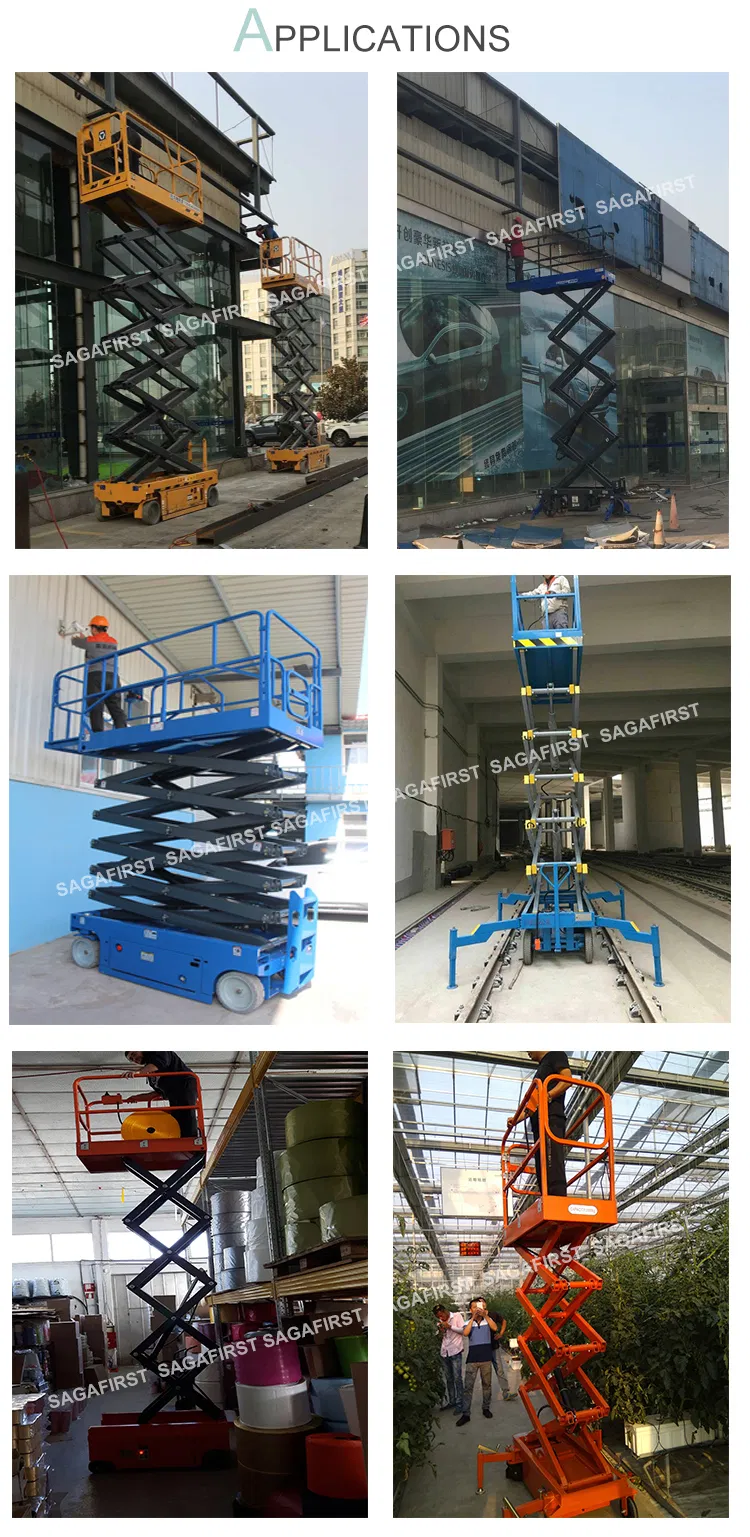 1000kg Load Capacity Mobile Electric Scissor Lift with Ce