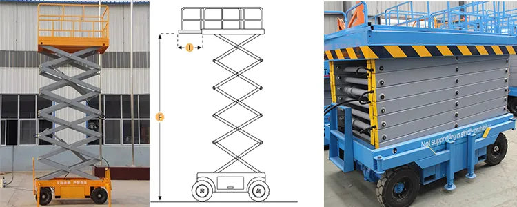 14m Aerial Work Platform Lift Window Cleaning Equipment for Building