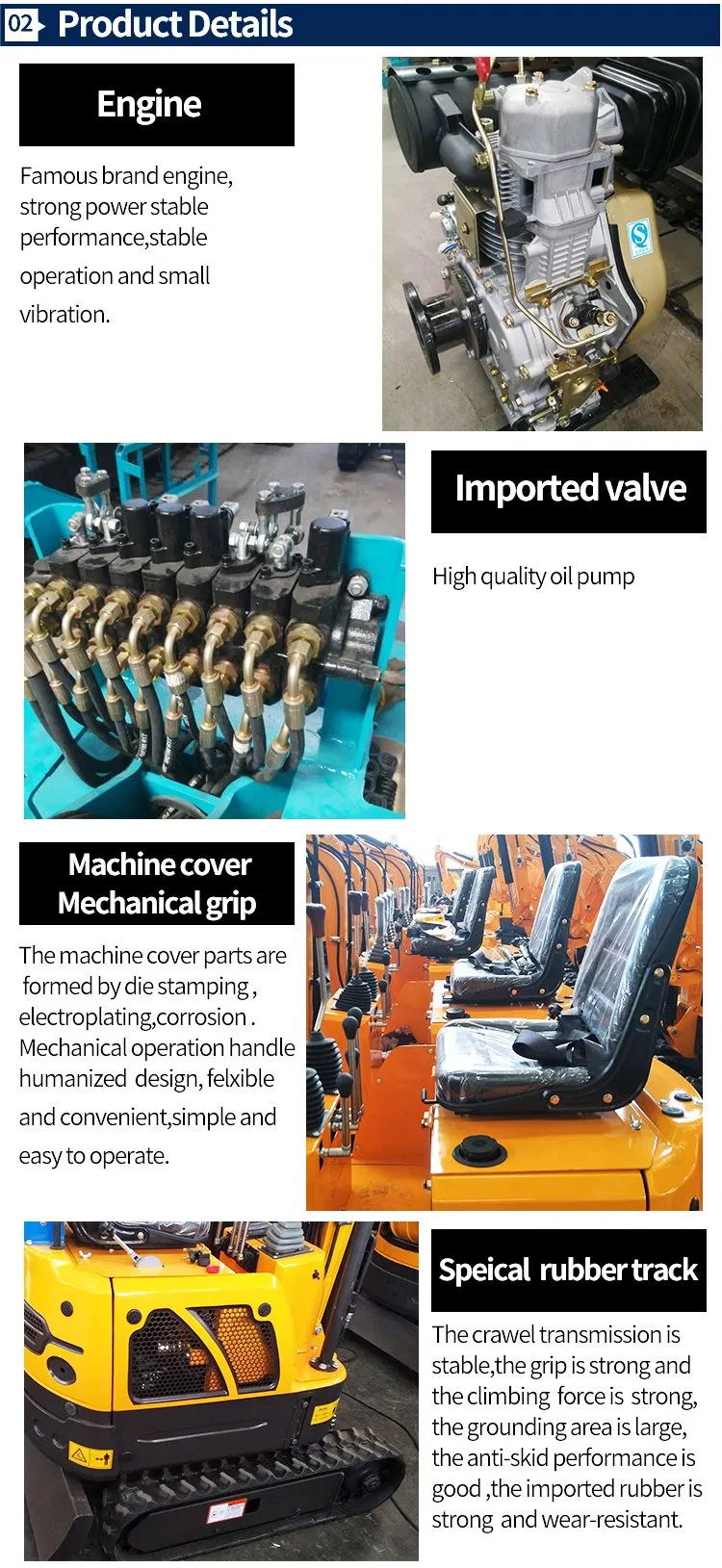 Titan Small Ce Excavator 800kg Electric Escavator Machines Mini Digger in China
