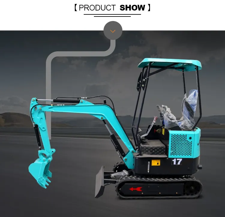 2 Ton High Quality Mini Excavator Small Ditch Digging Tool New Machinery Excavator Digger