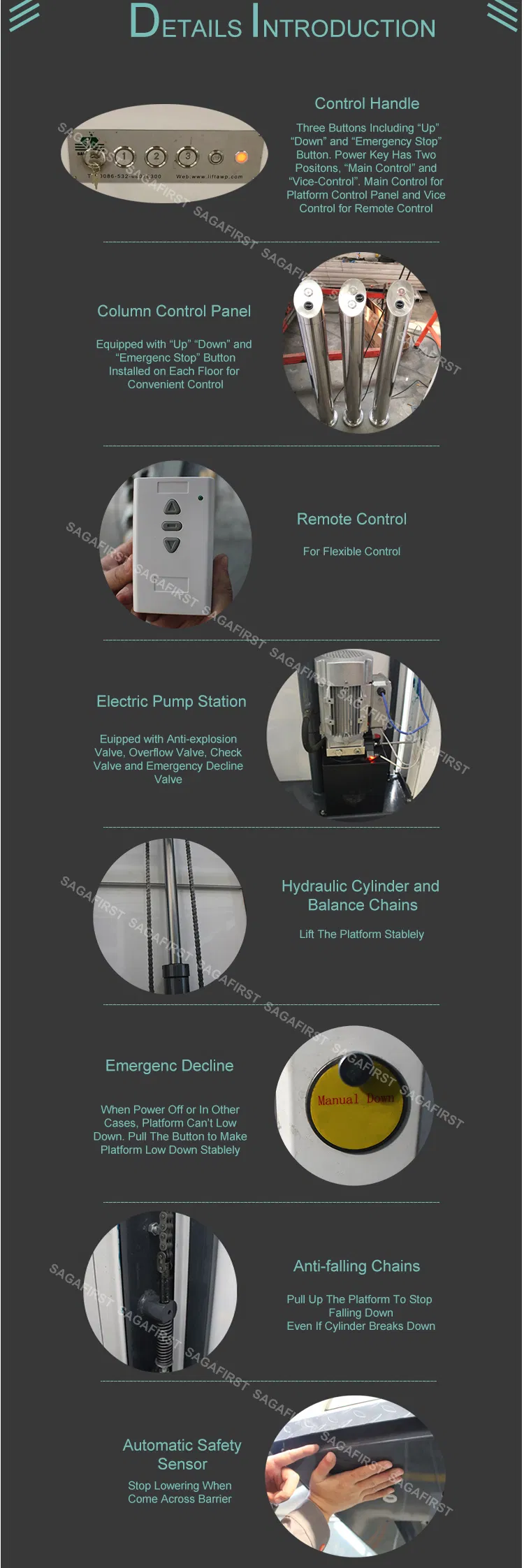 2021 Affordable 250kg Hydraulic Mini Lift Small Home Lift