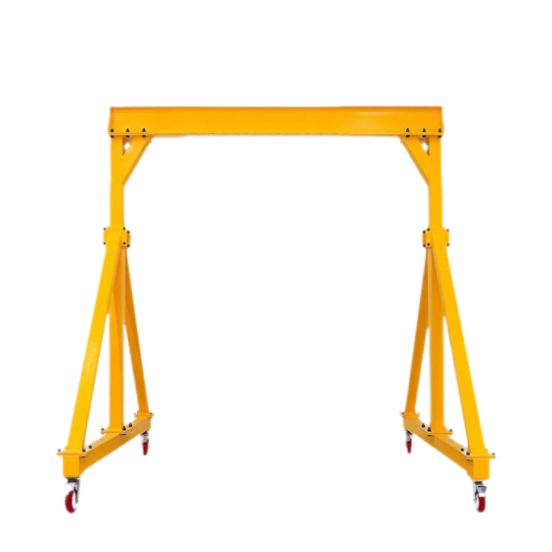 What are the most common safety features required for a single girder gantry crane in industrial settings