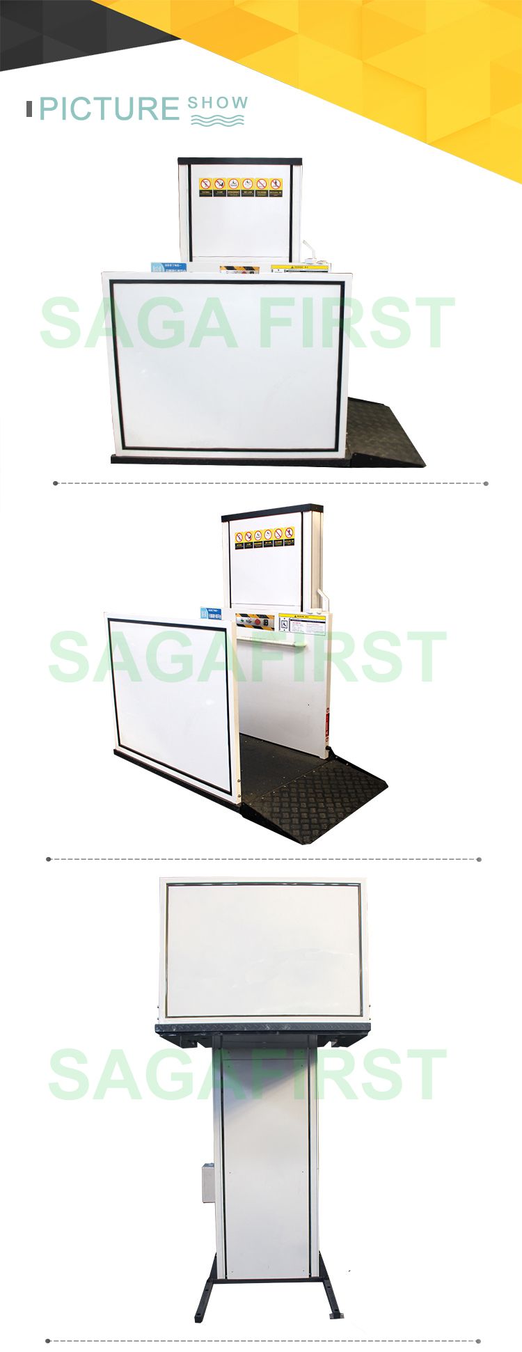 250kg Hydraulic Lift Home Elevator Lifts for Residential Homes Interior Lift