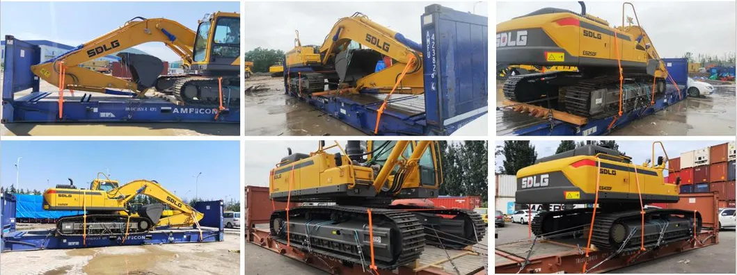 25T short boom hydraulic crawler excavator SDLG E6250F with strong power