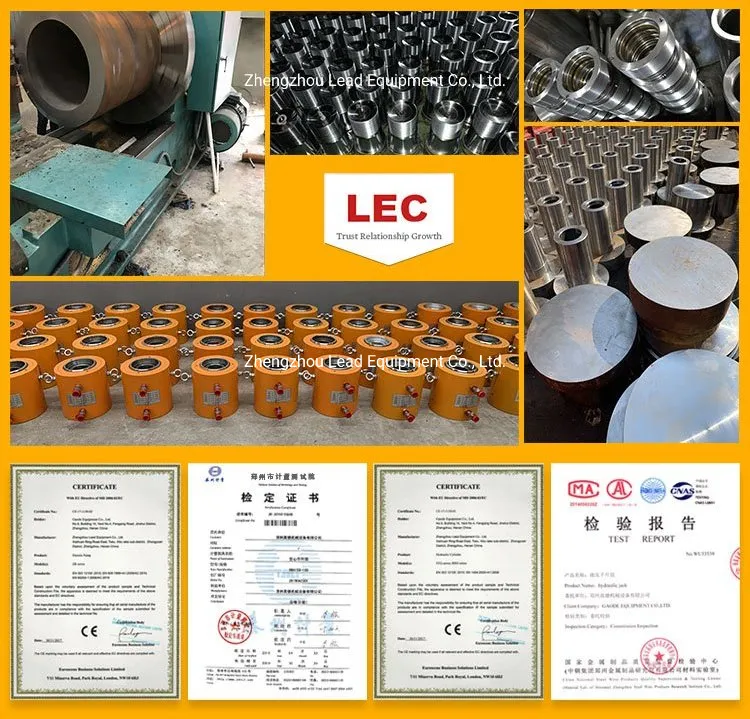 30T Capacity Double Acting High Tonnage Hollow Hydraulic jack