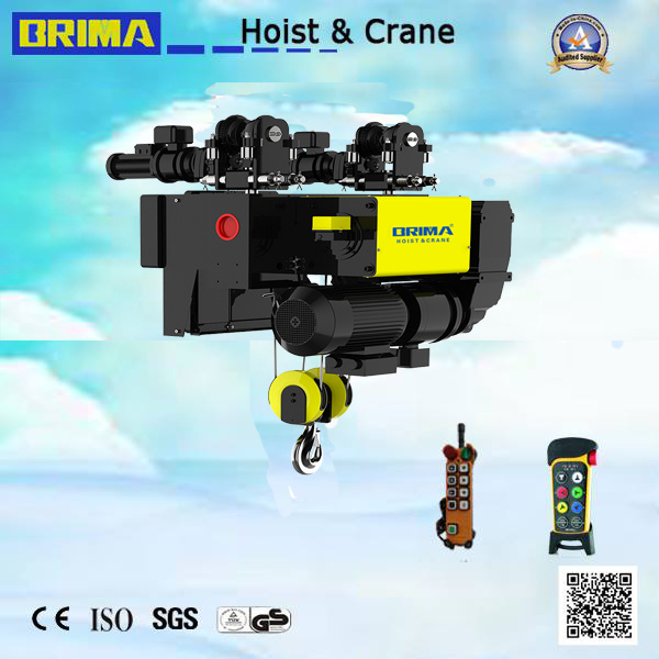 32t 18m Lifting Bmg Series Double Girder European Electric Wire Rope Hoist
