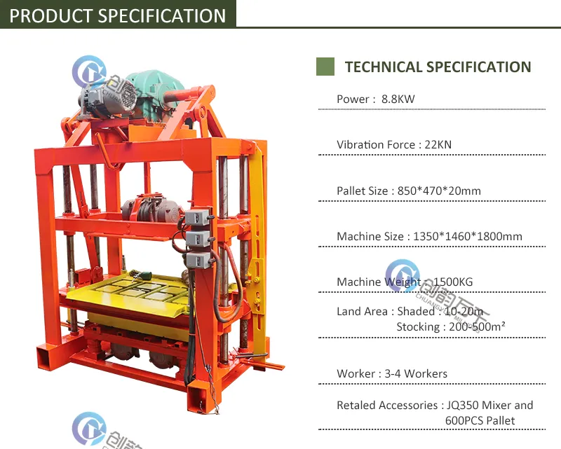 4-40 Automatic Road Edger Stone Machine New Machinery Block Concrete