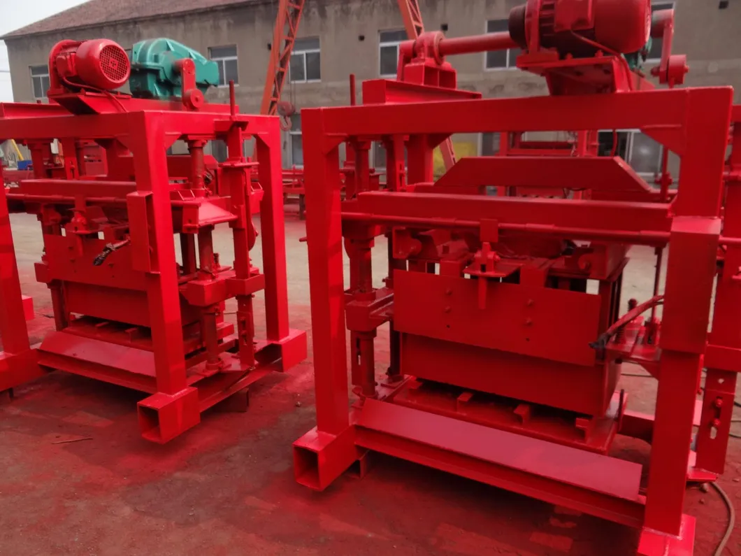 4-40 Semi Automatic Concrete Brick/Block Machine Production Line
