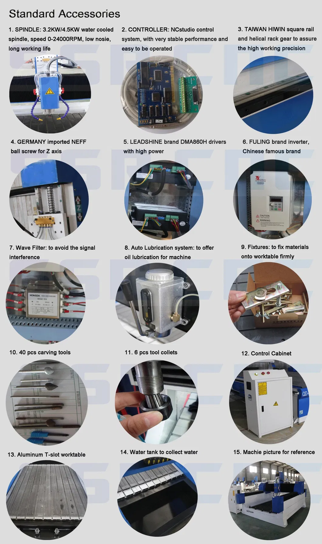 4 Axis Stone Engraving Machine
