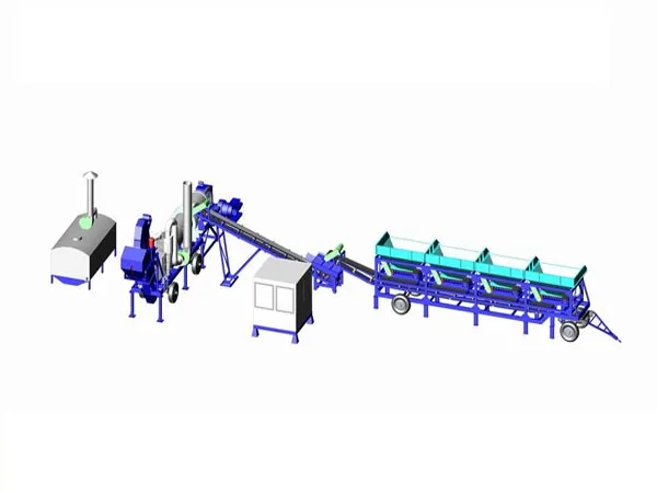 40L-175L Per Hour Bitumen Mixer Mobile Asphalt Mixing Plant