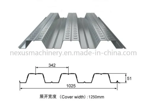 688 Metal Decking Sheet Roll Forming Machine/Fully Electric Automatic Deck Floor Roll Forming Machine