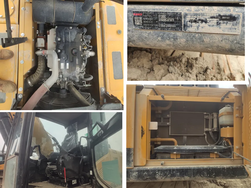 99% New Second Hand Big Capacity Multiple Functions Internal Combustion Drive Sany Construction Hydraulic Excavator in Second Hand Sy205c for Cheap Sale