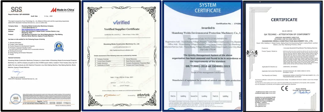 AAC Light Weight Concrete Clc Wall Panels Block Mould Machine Price in Building Blocks Philippines