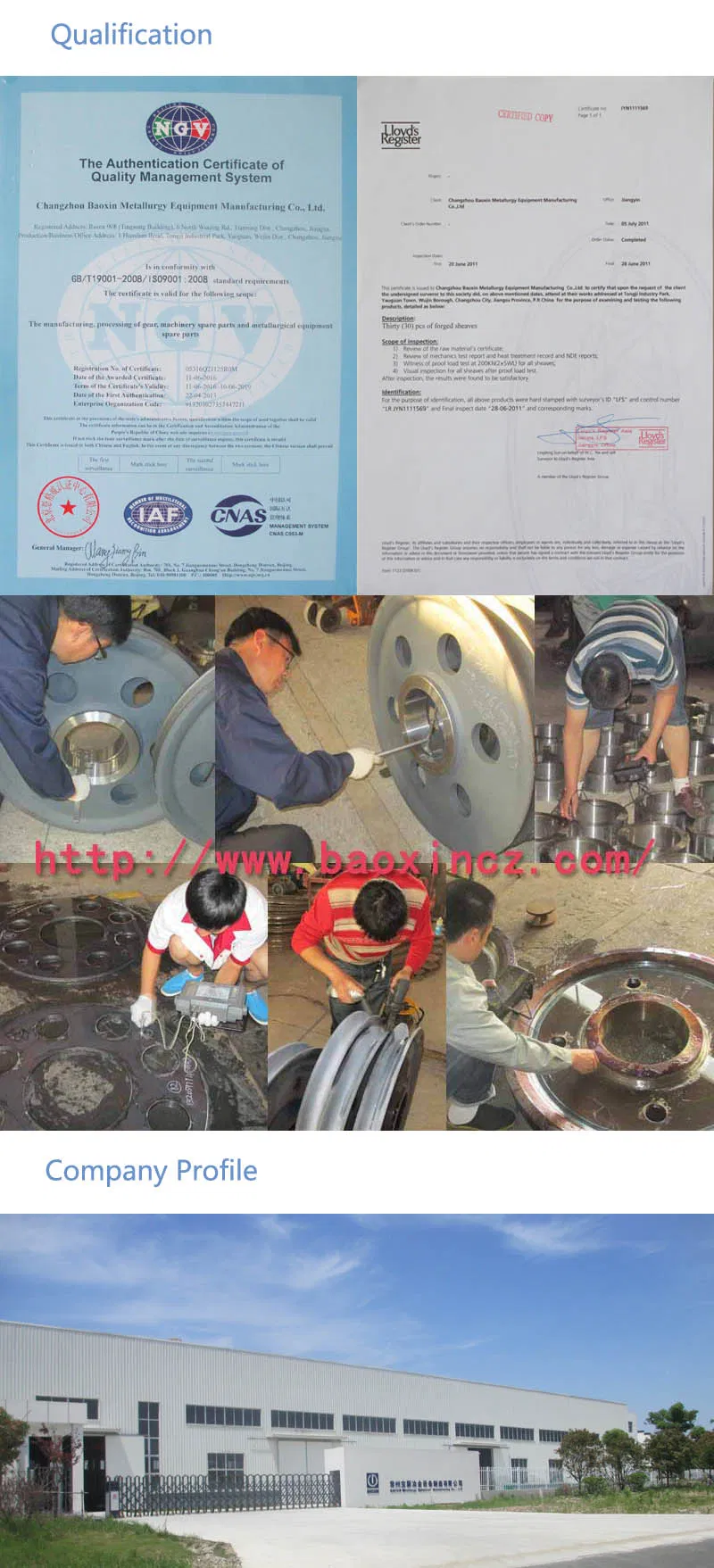 ASTM A194 2h High Strength Hoisting Pulley