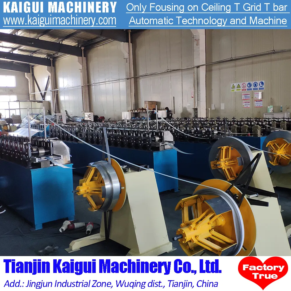 Automatic Suspended Ceiling Tiles and Frame Roll Forming Machine
