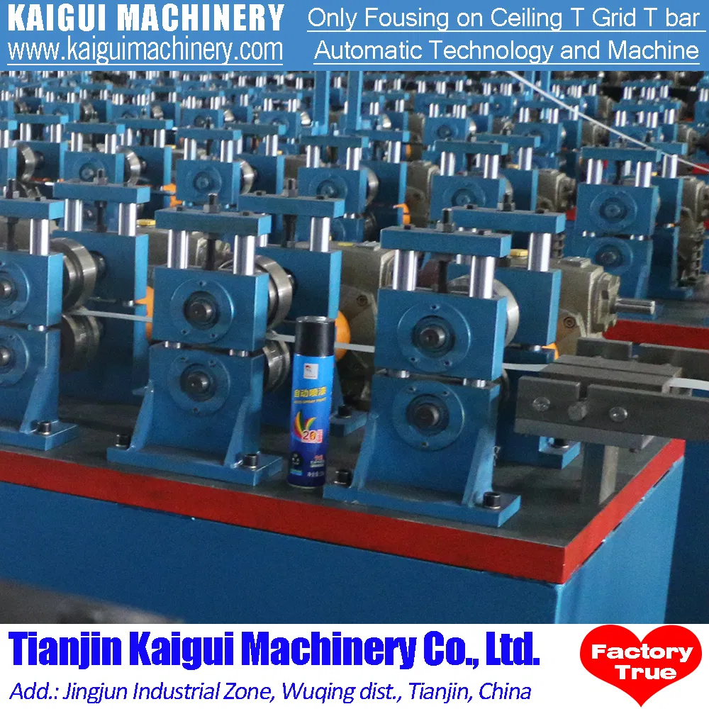 Automatic Suspended Ceiling Tiles and Frame Roll Forming Machine