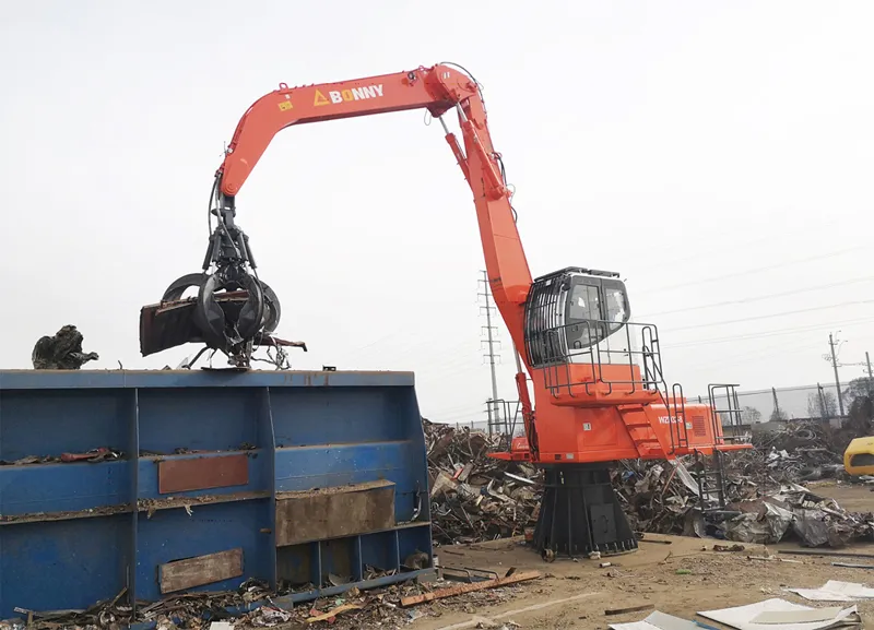 Bonny New Wzd33-8c 33ton Stationary/Fixed Electric Hydraulic Material Handler with Multi-Tine Grab