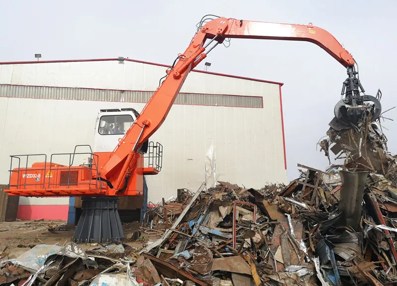 Bonny New Wzd33-8c 33ton Stationary/Fixed Electric Hydraulic Material Handler with Multi-Tine Grab