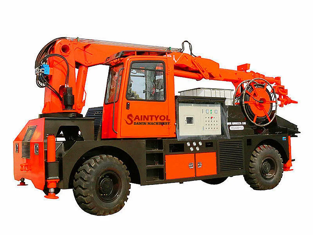 Boom Slewing Radius 1.8m Spraying Height 9m Wet Concrete Shotcrete Pump Robot