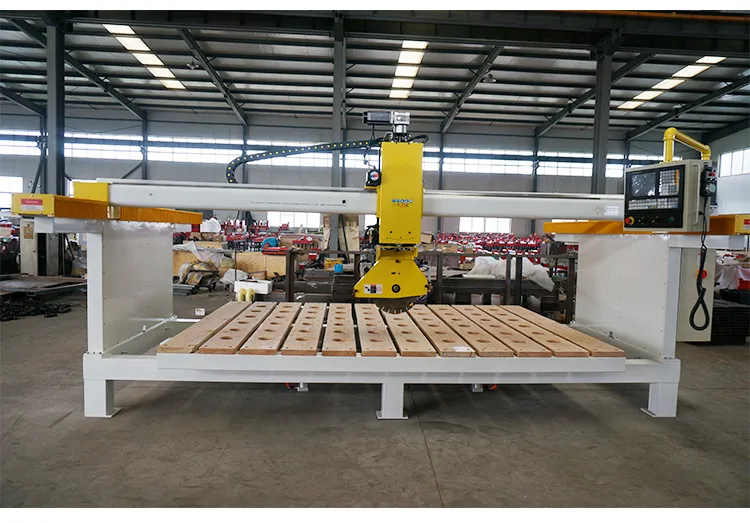 Bridge Saw Stone Shape Milling 3D Edge Profiling Marble Granite Quarz Arc Cutting CNC Machine