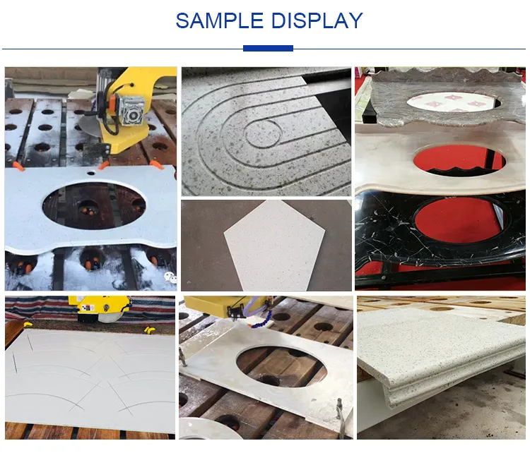 Bridge Saw Stone Shape Milling 3D Edge Profiling Marble Granite Quarz Arc Cutting CNC Machine