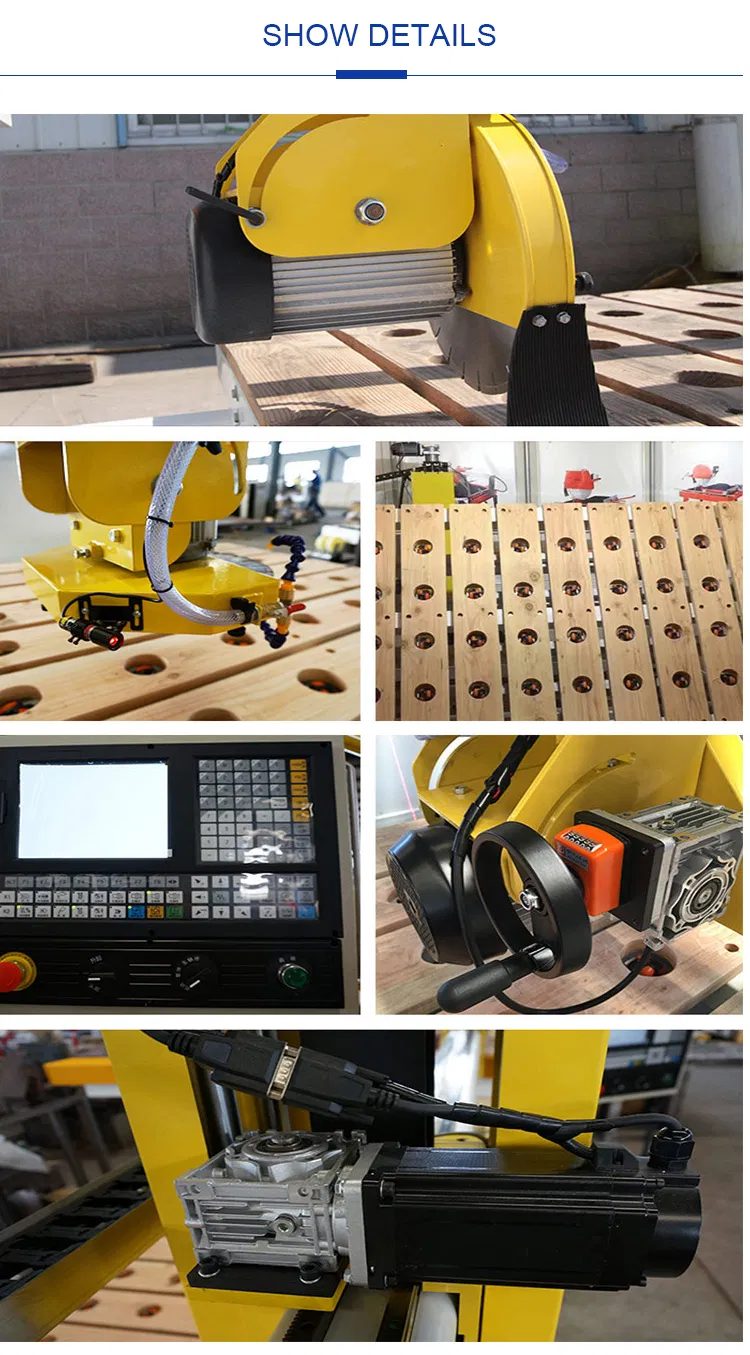 Bridge Saw Stone Shape Milling 3D Edge Profiling Marble Granite Quarz Arc Cutting CNC Machine