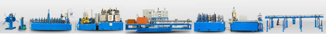Bright Annealing Stainless Steel Tube Mill Thin Corrugated Metal Pipe Manufacturing Machine