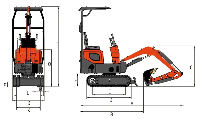Cash Coupon Sale! Chinese Luqing 1 Ton Crawler Small Digger Mini Excavator Price