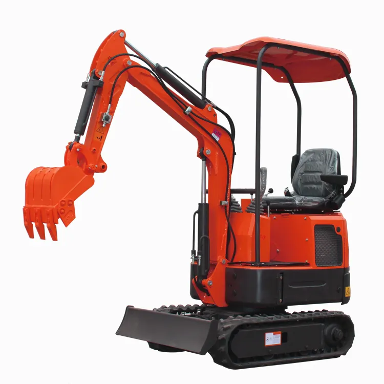 Ce Approved Mini Small 1.2ton Crawler Hydraulic Campact Excavators with Multifunctional Attachments