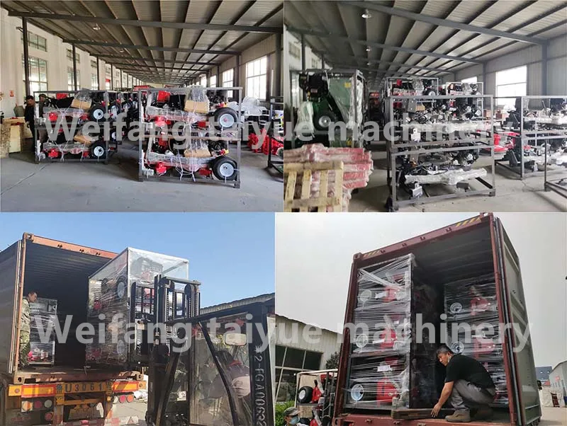 CE Certificated 9HP Petrol Engine ATV Backhoe Excavator, Towable Excavator