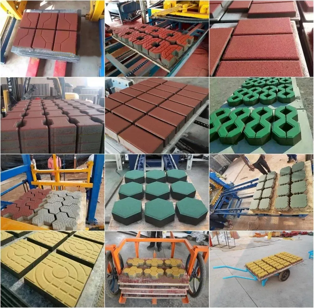 Cheap Automatic Concrete Hollow Block Solid Brick Making Machine in Kenya (QT4-25)