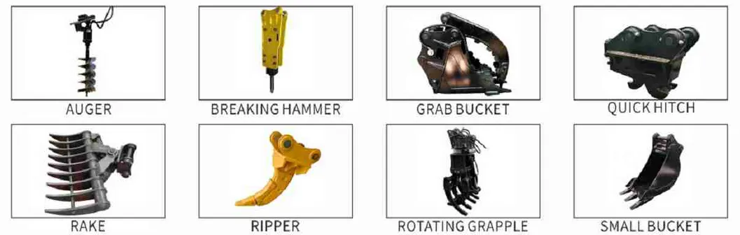 Cheap Garden Small Mini Reinforced Chassis Excavator for Laying Cables