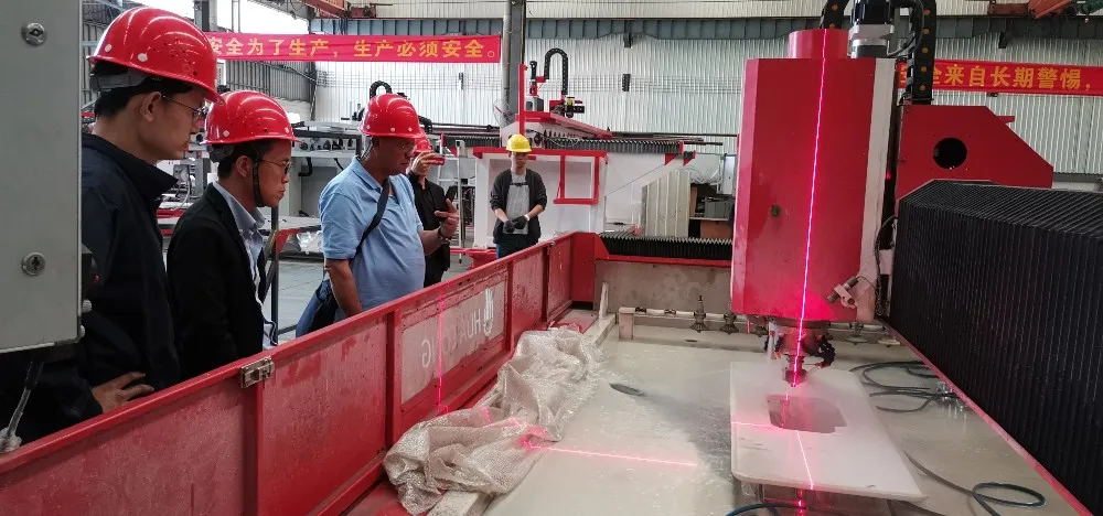 China Automatic Tool Change Countertop Milling Polishing Machine for Granite, Marble, Quartz