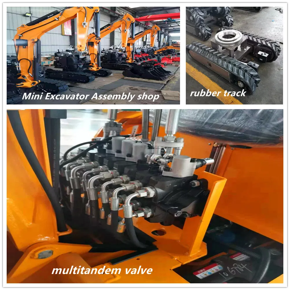 China Manufacturer Supply Micro Digger Mini Excavator Rl-20 Construction Excavator for Us Market
