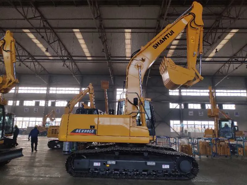China Shantui 22 Ton Excavator Se220 in Guatemala