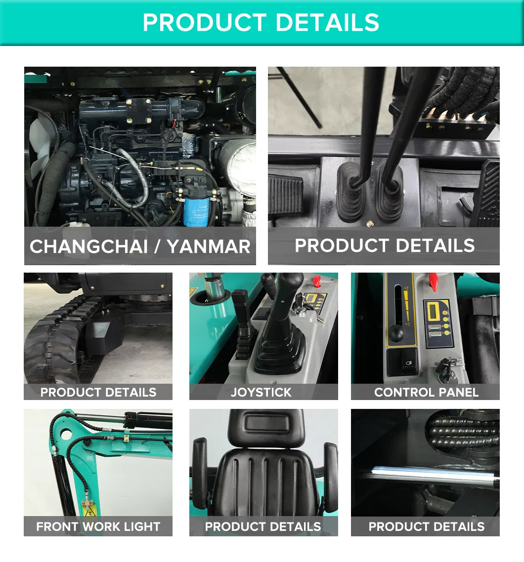China Small Mini Excavator 2.5 Ton Small Crawler Excavator