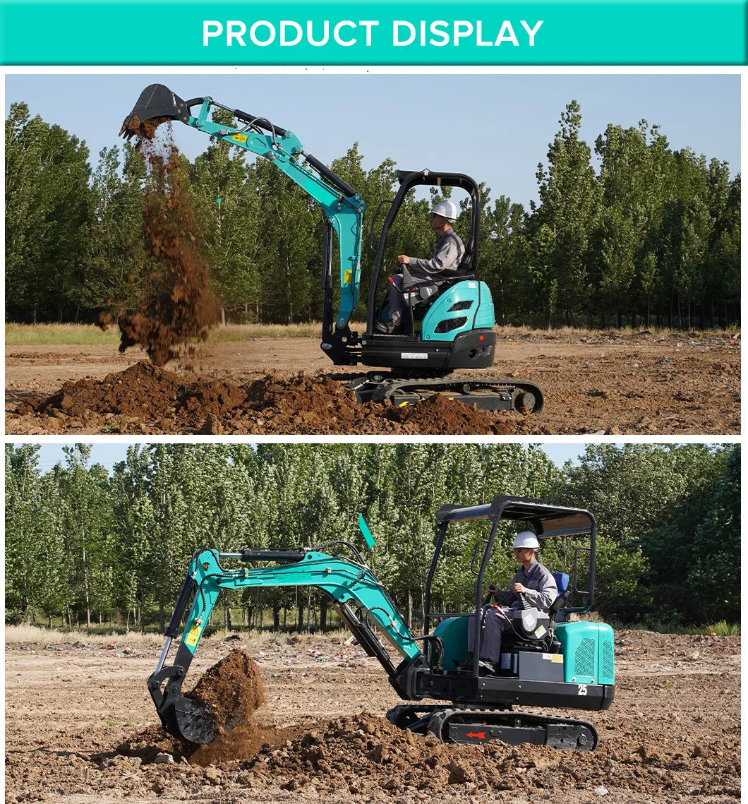China Small Mini Excavator 2.5 Ton Small Crawler Excavator