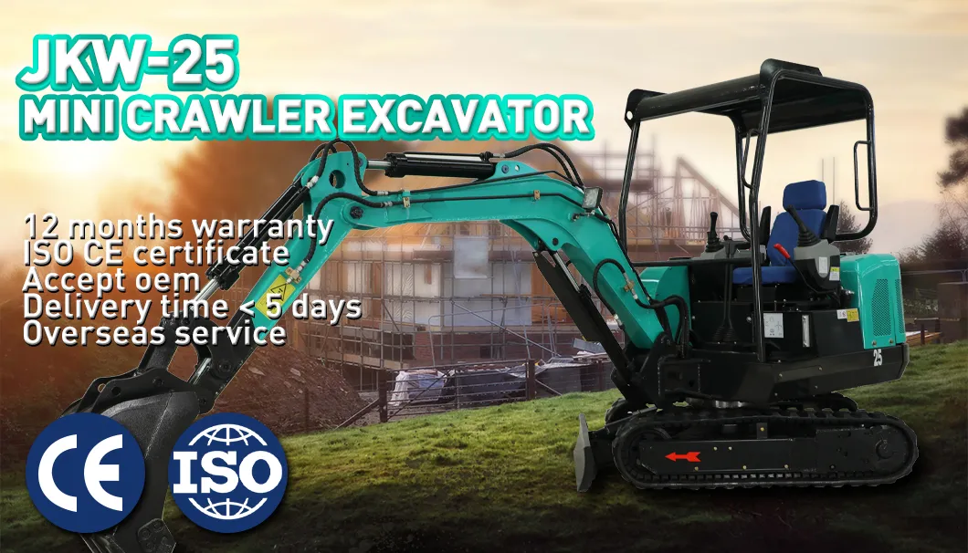 China Small Mini Excavator 2.5 Ton Small Crawler Excavator