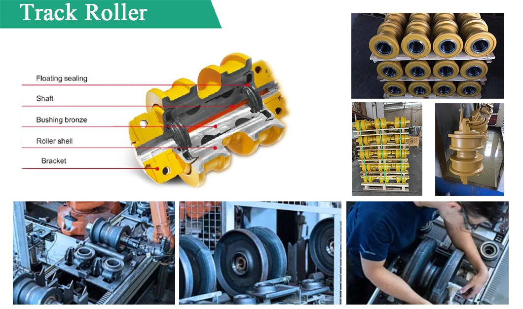 China Supplier Excavator Undercarriage Parts Single Flange Bottom Track Rollers for Sk200 Kobelco, Excavator Track Roller