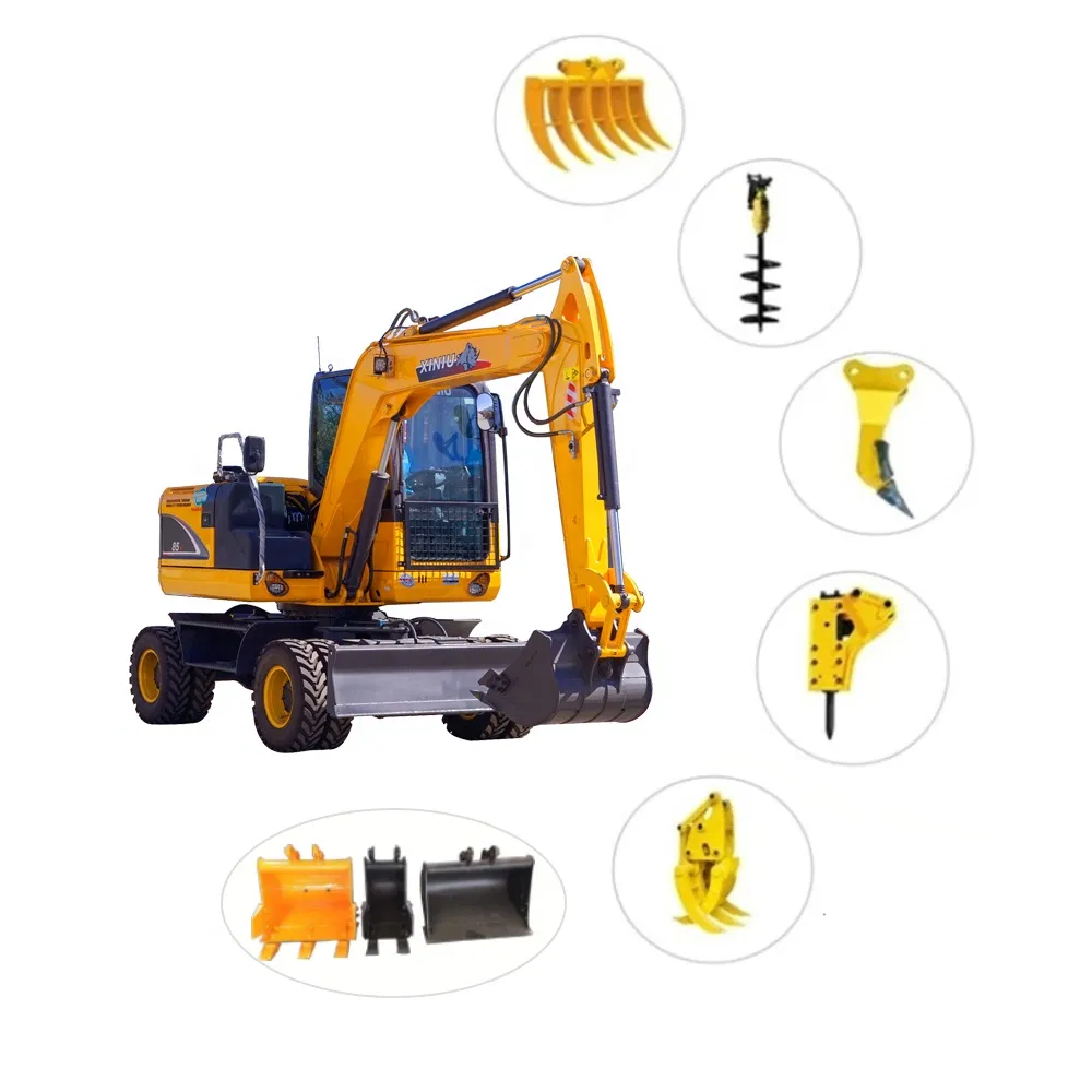 China Xn65-4L 6 Ton Mini Wheel Excavator with Ce
