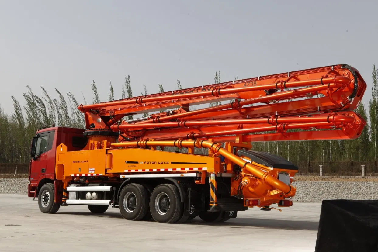 Chinese Concrete Mounted-Truck Pump 56m Concrete Pumps German Truck for Sale