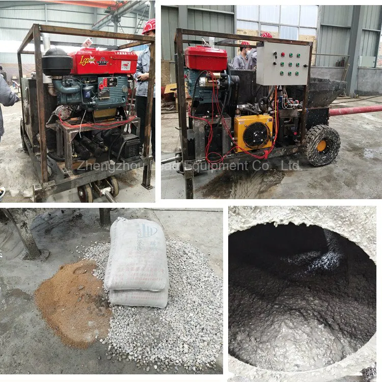 Chinese Manufacture Concrete Pump Price with Diesel Engine