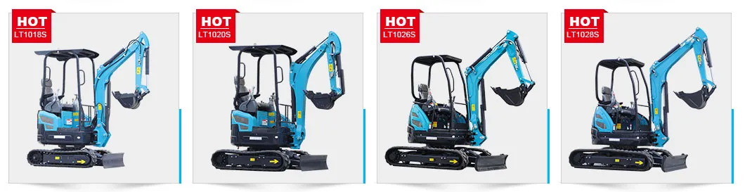 Chineses Factory Supply Small Digger Hot Sale 0.8 Ton Mini Hydraulic Crawler Excavator