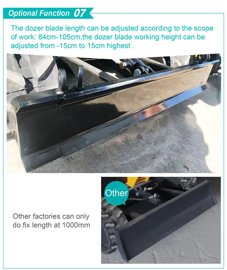 Compact New 1 Tonn Mini Excavator for Sales