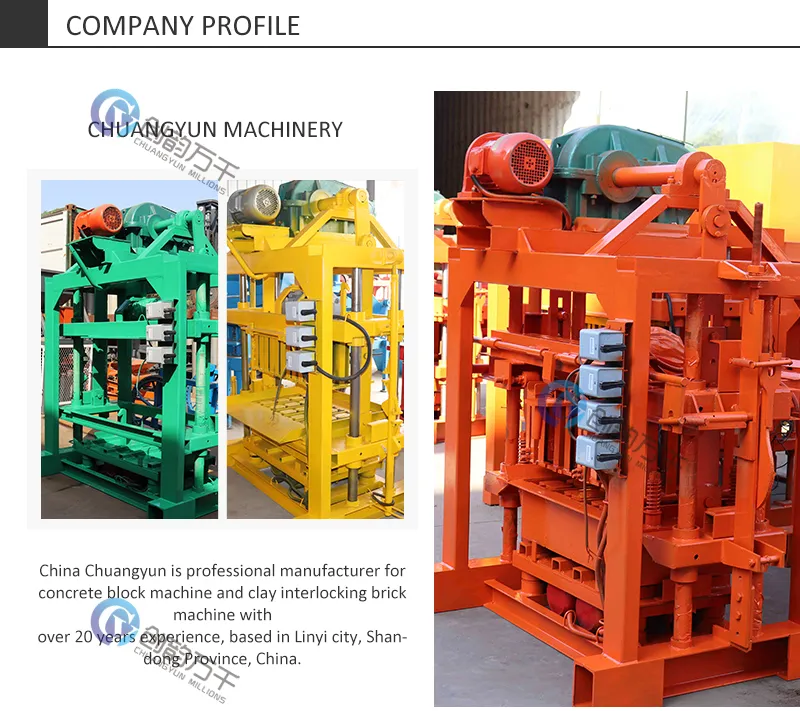Concrete Block Machine Manual Brick Making Machine Qt 4-40 Hollow Block Baking Machine for Home