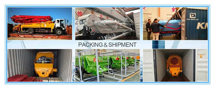 Concrete Pump with Mixer Concrete Mixing Pump Concrete Mixer with Pump All in One Machine