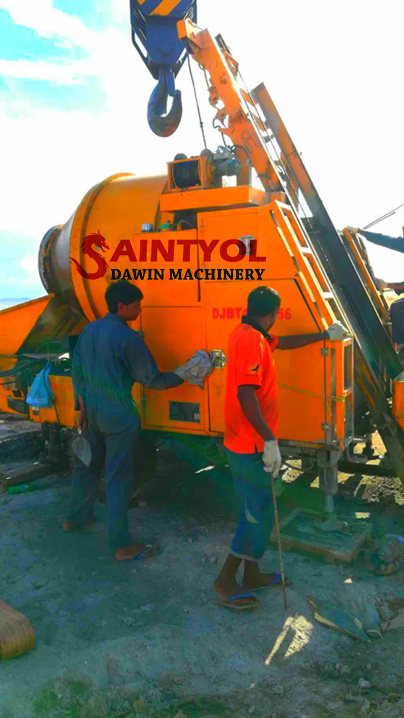 Concrete Pump with Mixer Concrete Mixing Pump Concrete Mixer with Pump All in One Machine